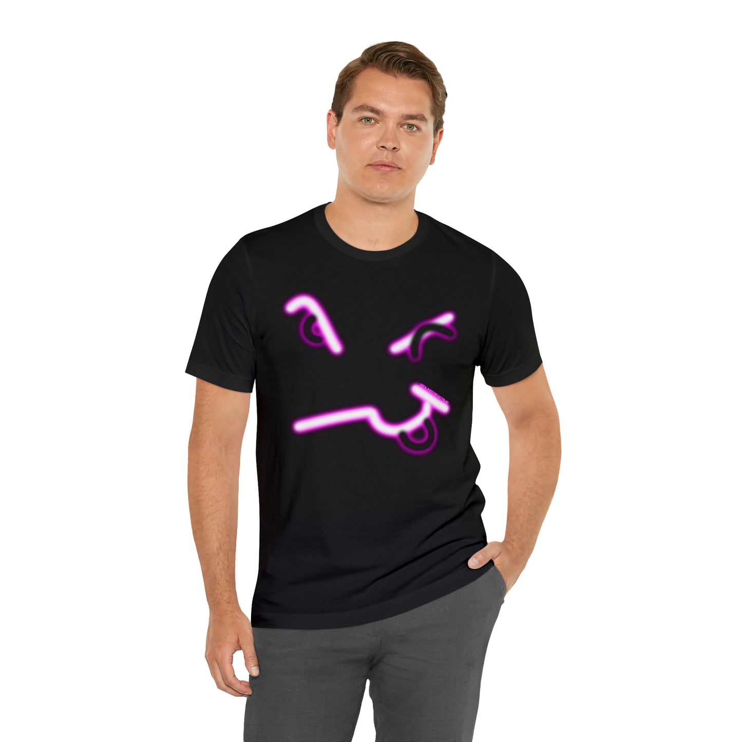 HUBOPTIC® Original Sound Reactive SMILEY V2 Electro Graphic T-shirt