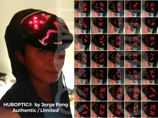 NFS game avatar LED Mask HUBOPTIC® DJ mask Sound Reactive Light Up Mask ledmask20001