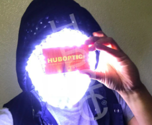 Illuminated Face Props LED Mask HUBOPTIC® DJ mask Sound Reactive Light Up Mask ledmask23001
