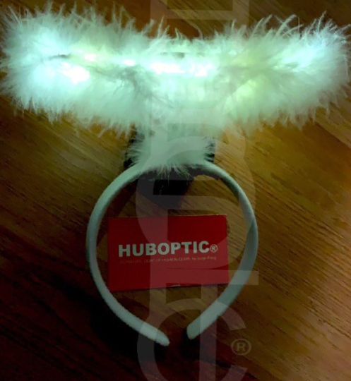 Angel Halo Light Up Headband Theatrical Costume Cosplay Sound Reactive HUBOPTIC® Gear Customization ledgears180001