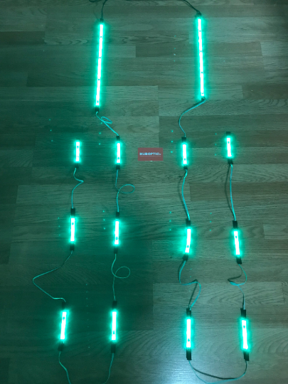 Cosplay LED Kit Light Up 14 LED Strips Costume Kit Sound Reactive HUBOPTIC® Portable DIY lights ledcuts140001