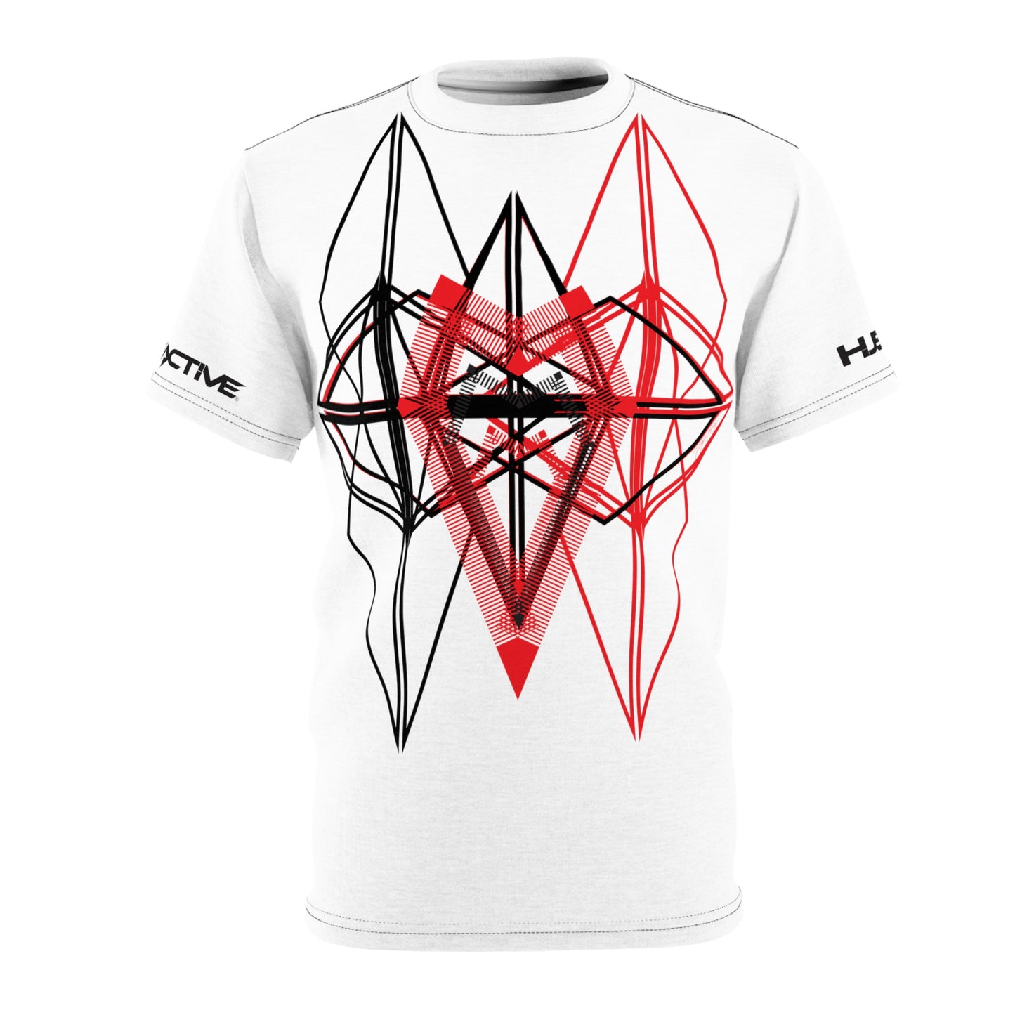 HUBOPTIC Original Sound Reactive Heart V24 Unisex Cut & Sew Tee