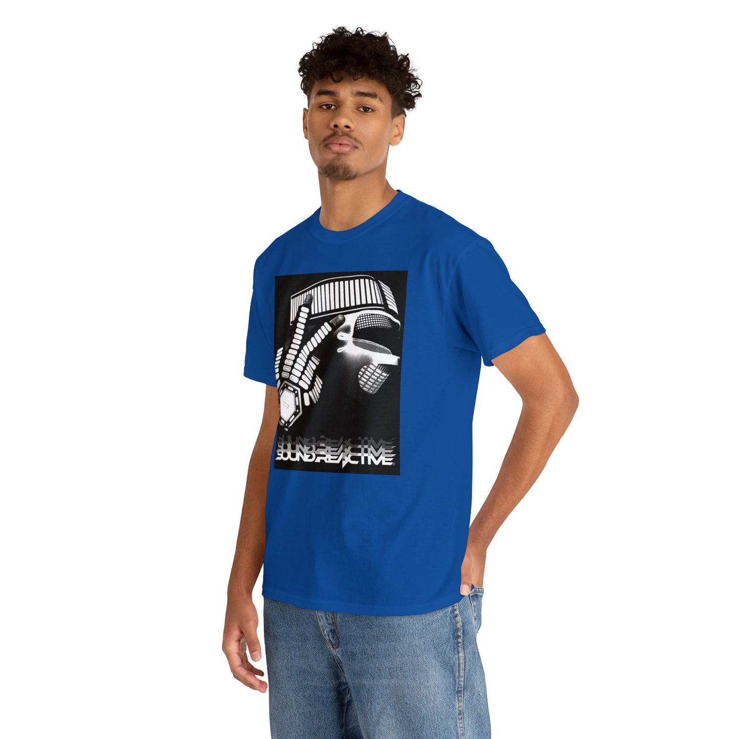 HUBOPTIC DJ Robot EQ Unisex Heavy Cotton Tee