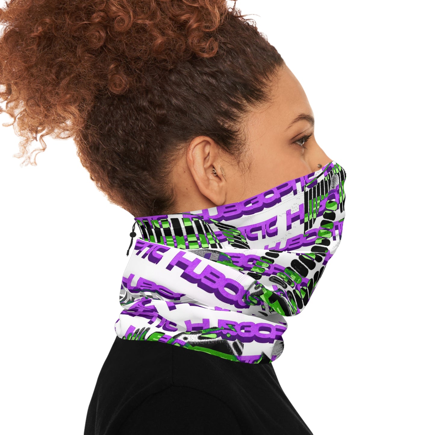 HUBOPTIC RAVE Neck Gaiter With Drawstring