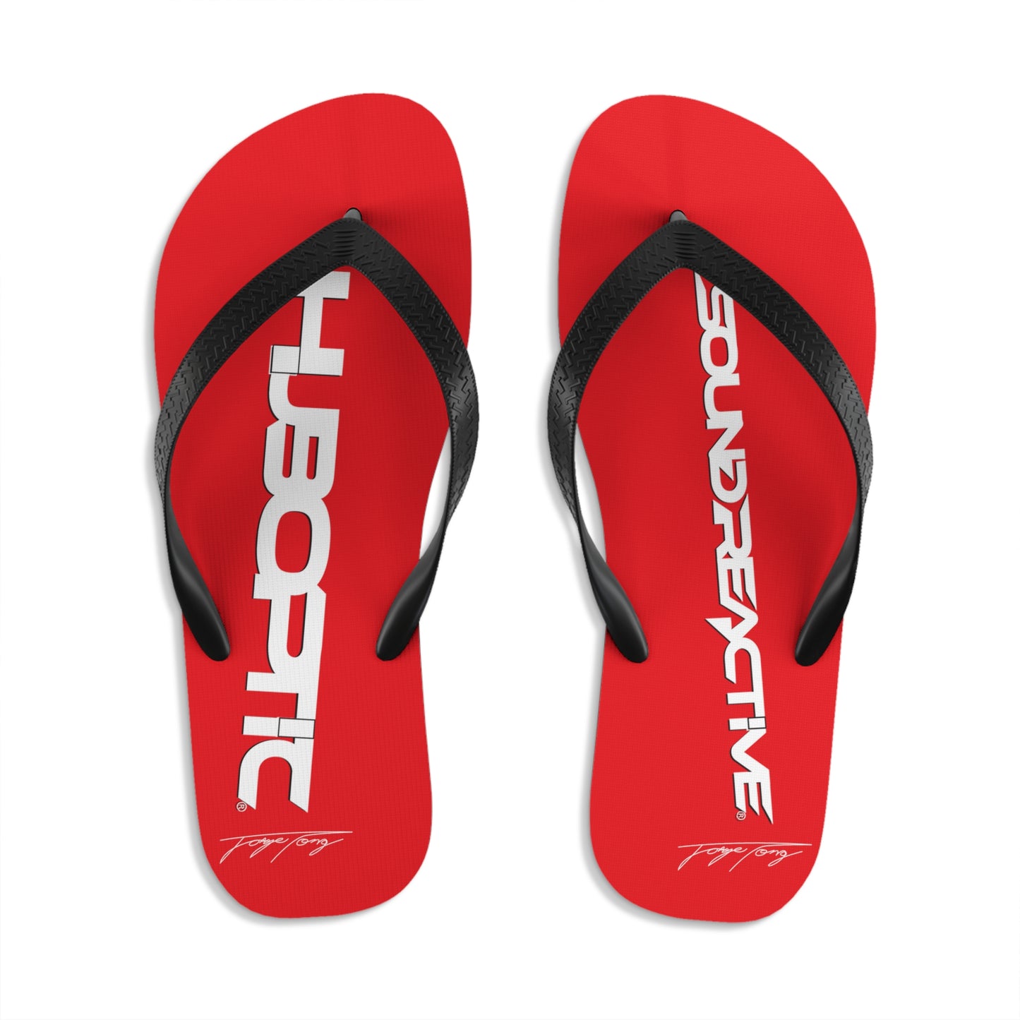 The Original HUBOPTIC DJ Unisex Flip-Flops