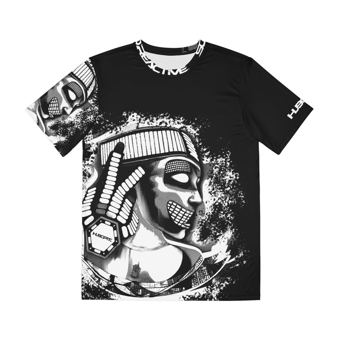 HUBOPTIC® Original Black White SR Streetwear T-shirt Graphic Tees V25