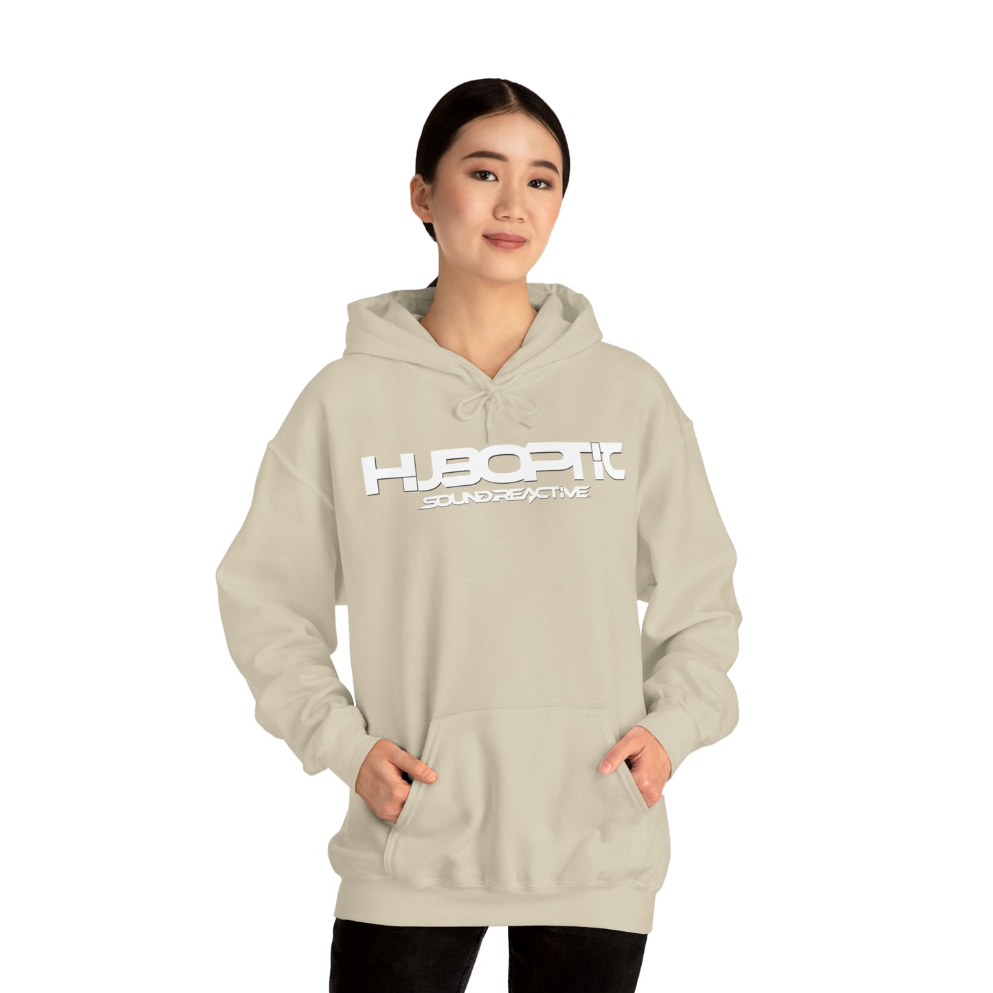 HUBOPTIC Sound Reactive DJ Unisex Heavy Blend Hooded Sweatshirt