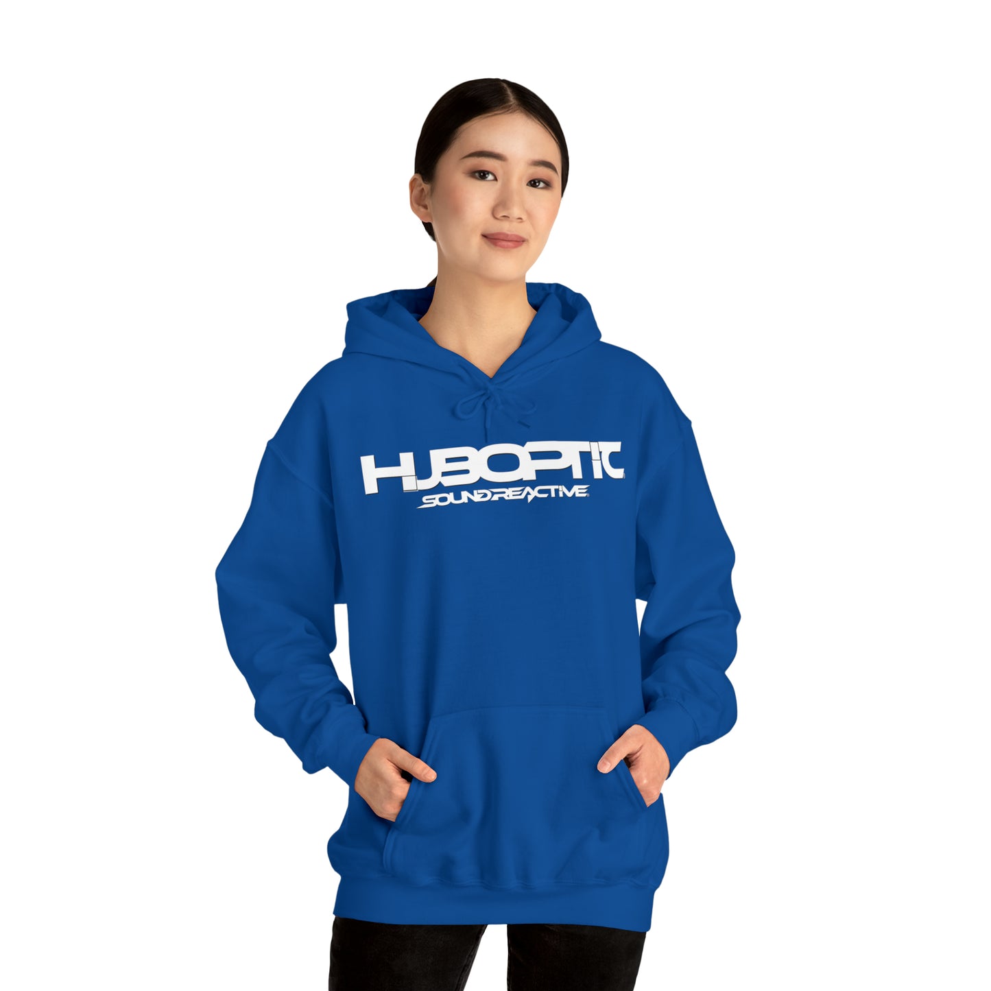 HUBOPTIC Sound Reactive DJ Unisex Heavy Blend Hooded Sweatshirt