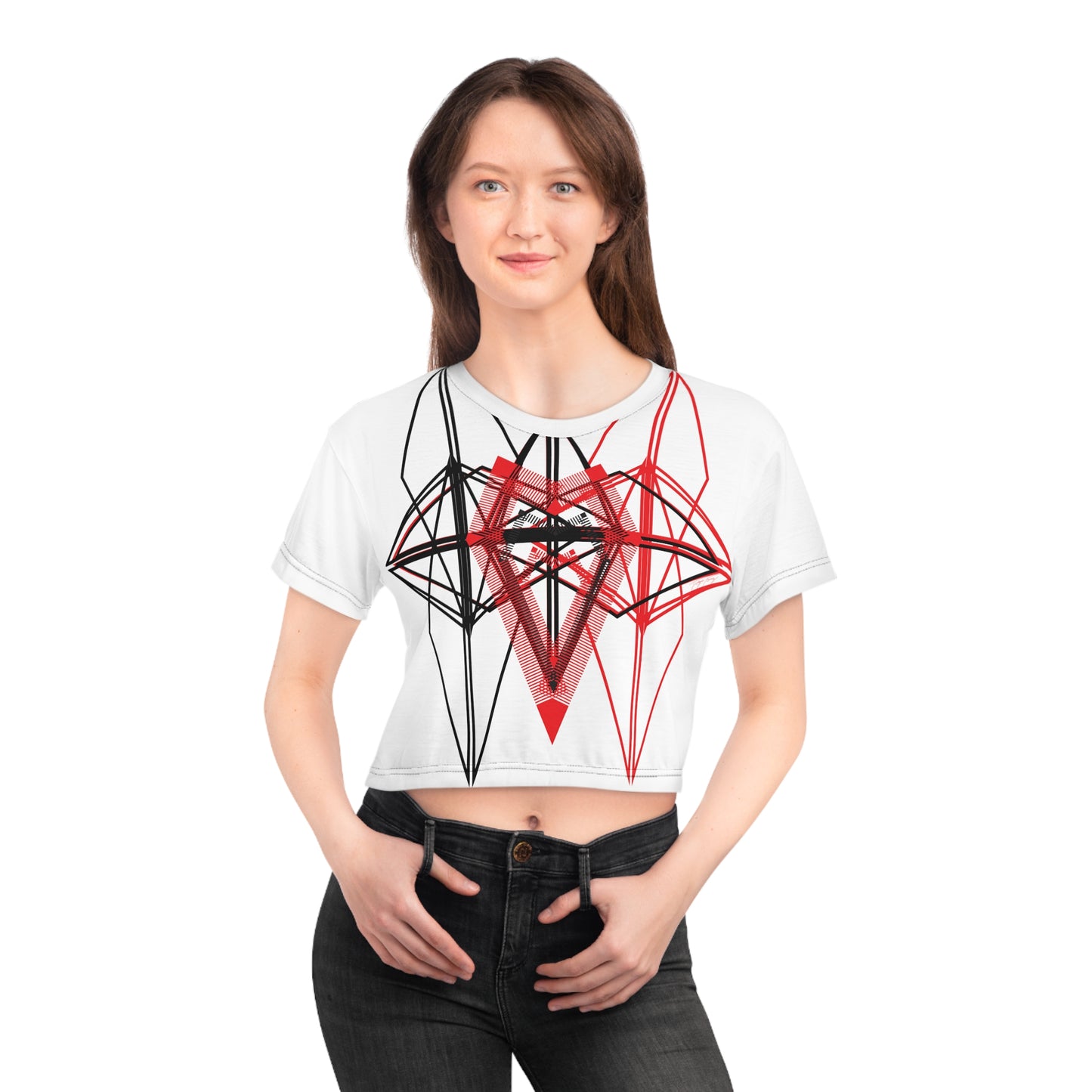 HUBOPTIC Original Sound Reactive Heart SR24 Crop Top