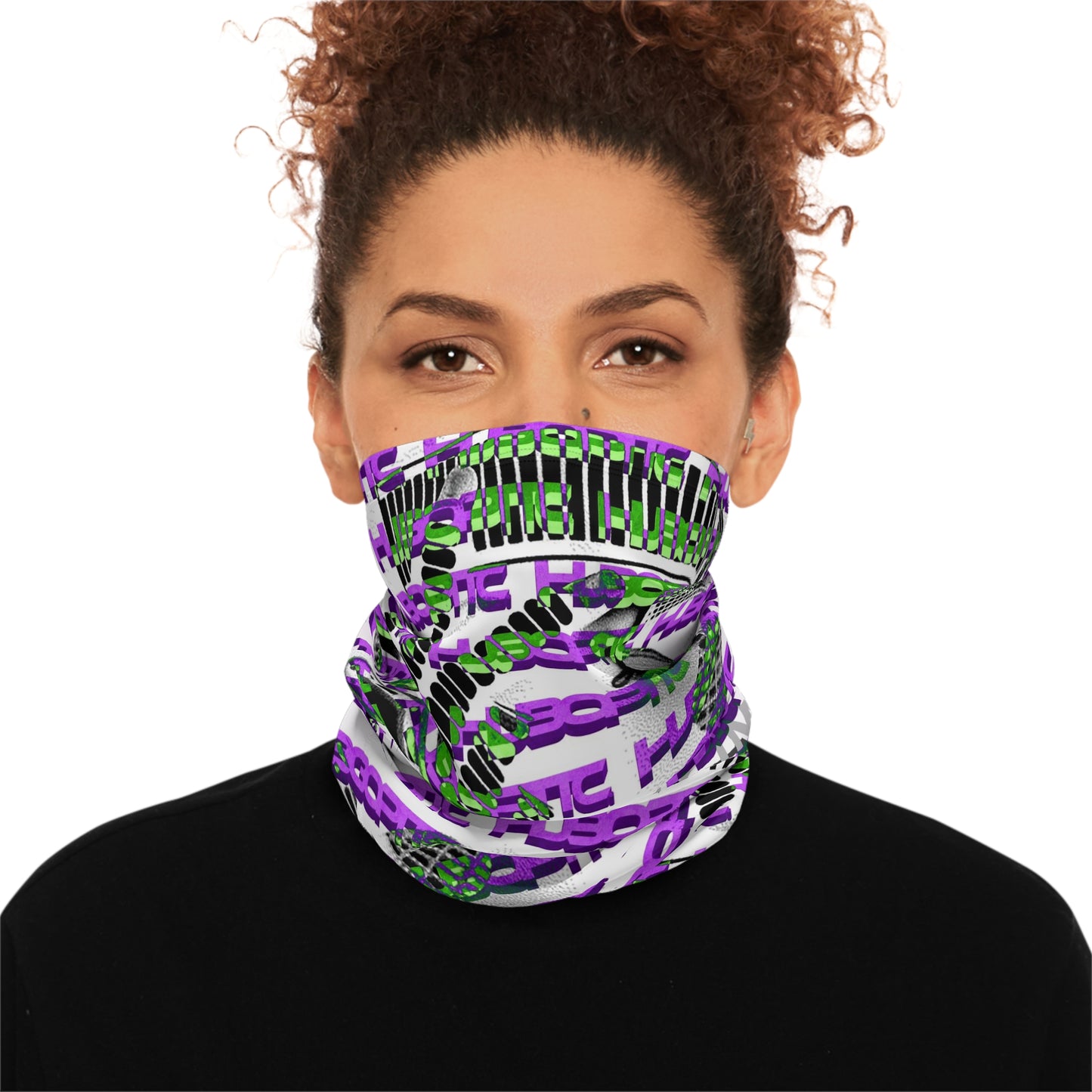 HUBOPTIC RAVE Neck Gaiter With Drawstring