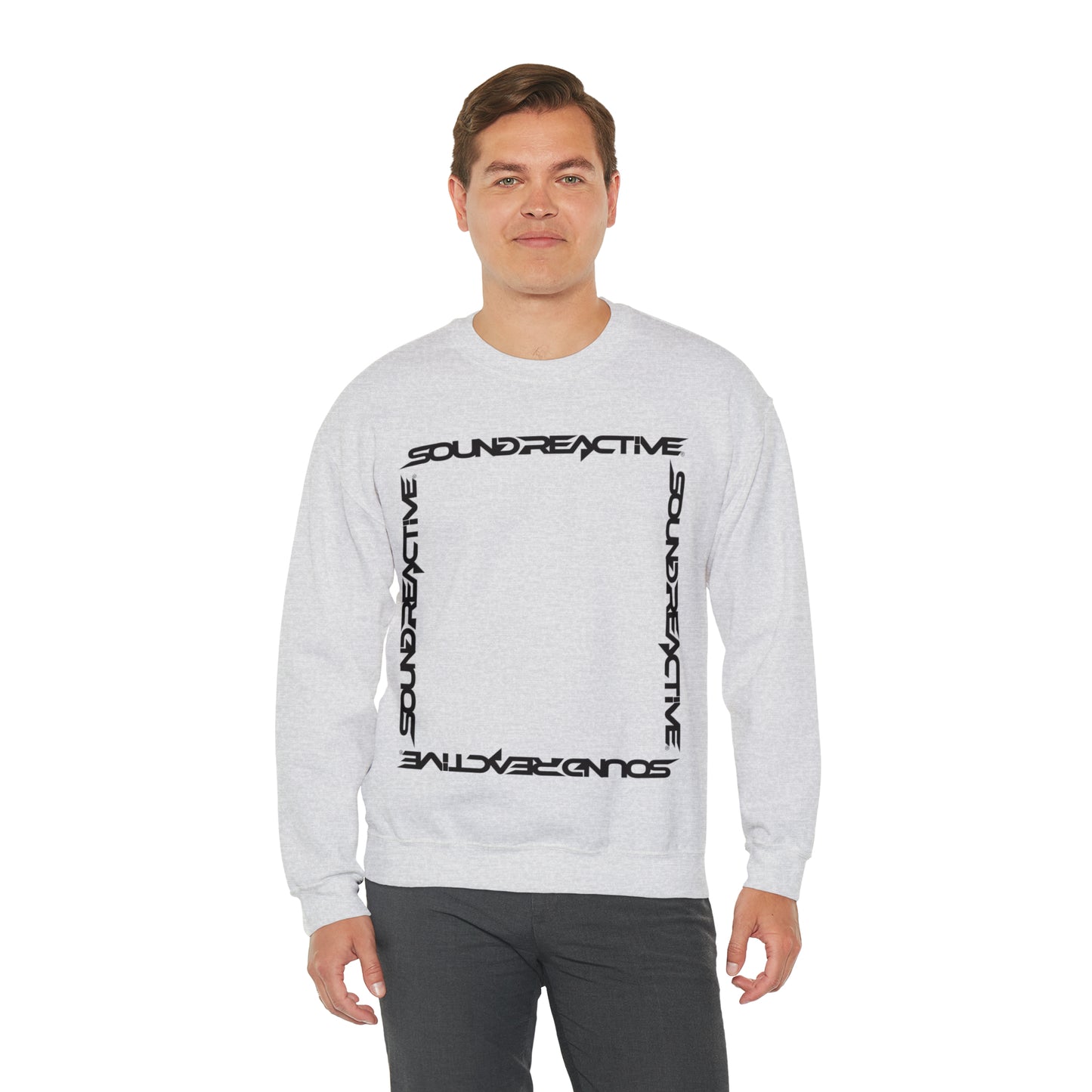 Sound Reactive Frame HUBOPTIC DJ Unisex Heavy Blend Crewneck Sweatshirt