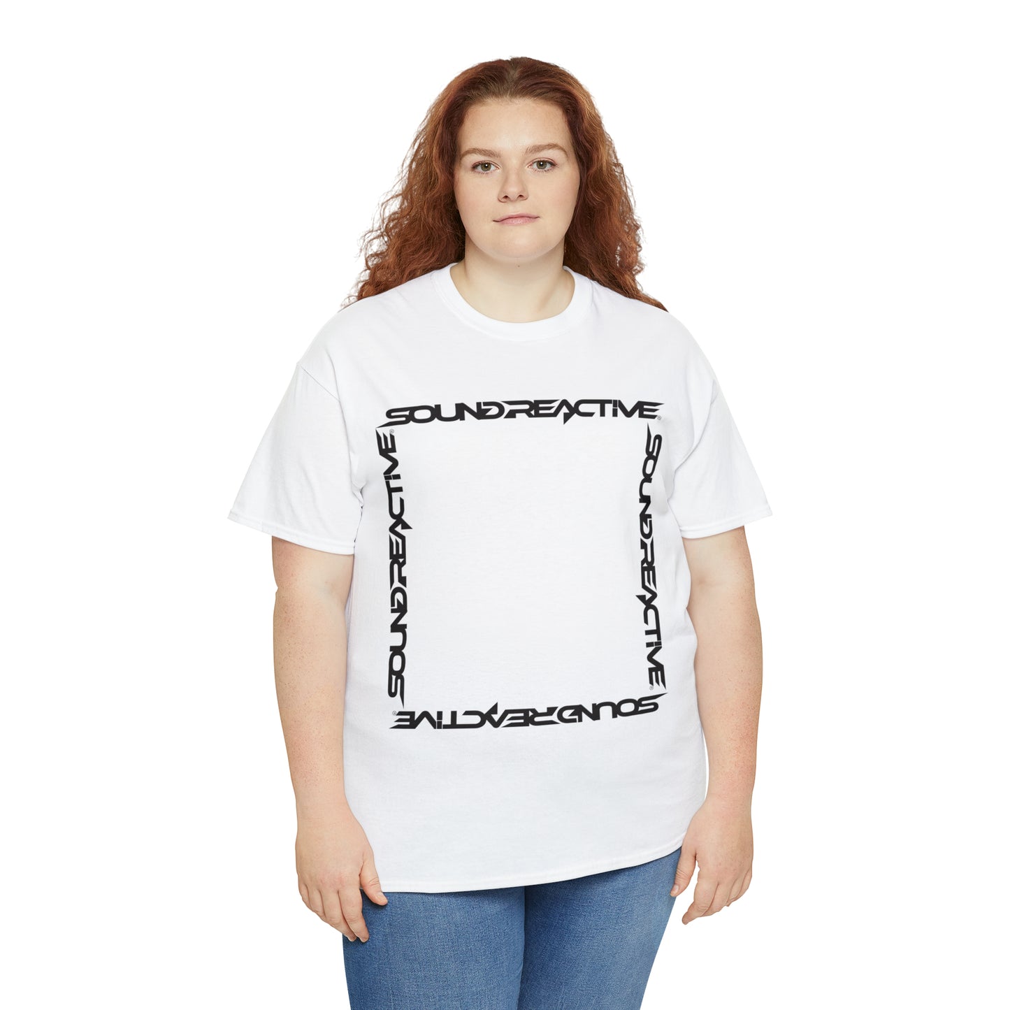 Sound Reactive Frame HUBOPTIC DJ Unisex Heavy Cotton Tee