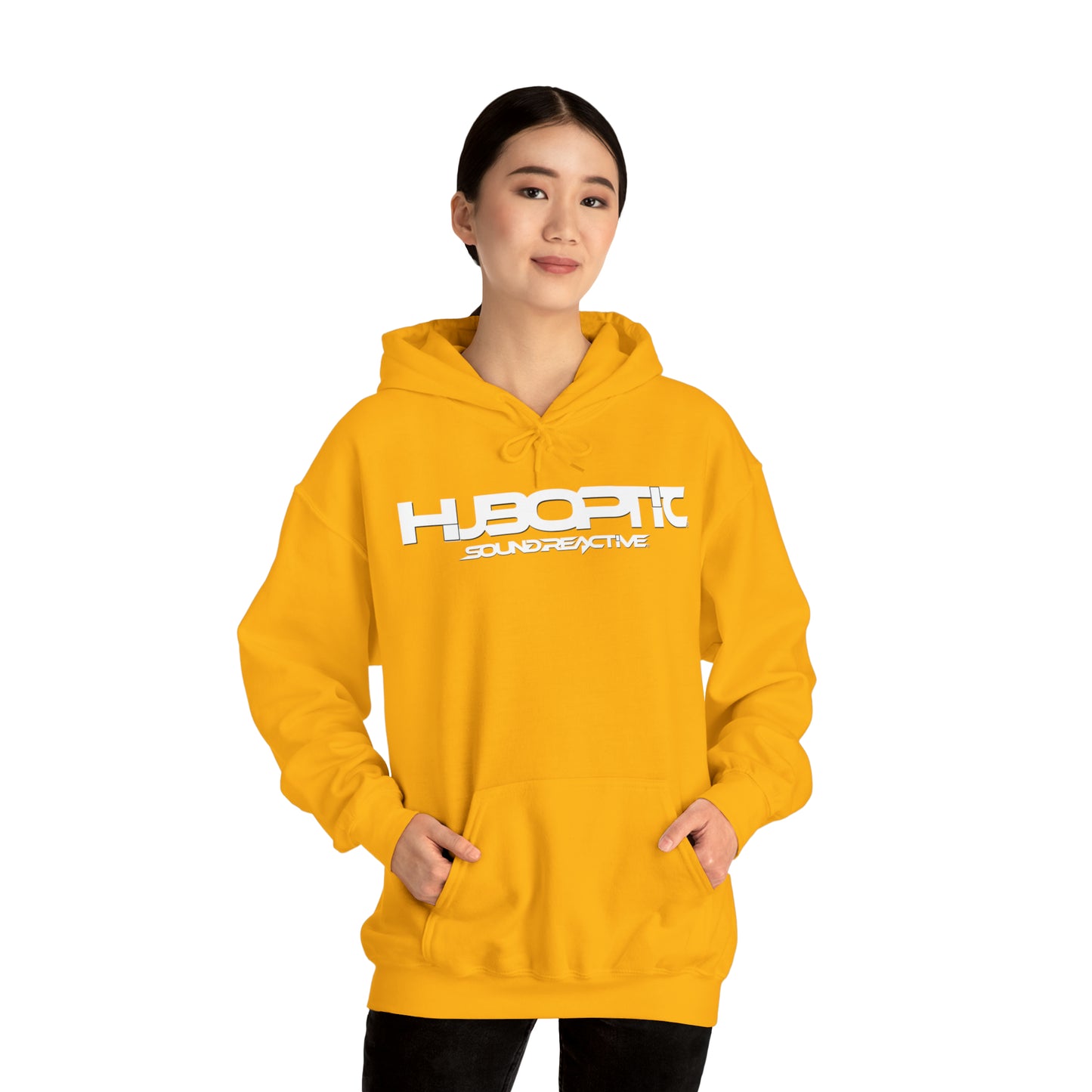 HUBOPTIC Sound Reactive DJ Unisex Heavy Blend Hooded Sweatshirt