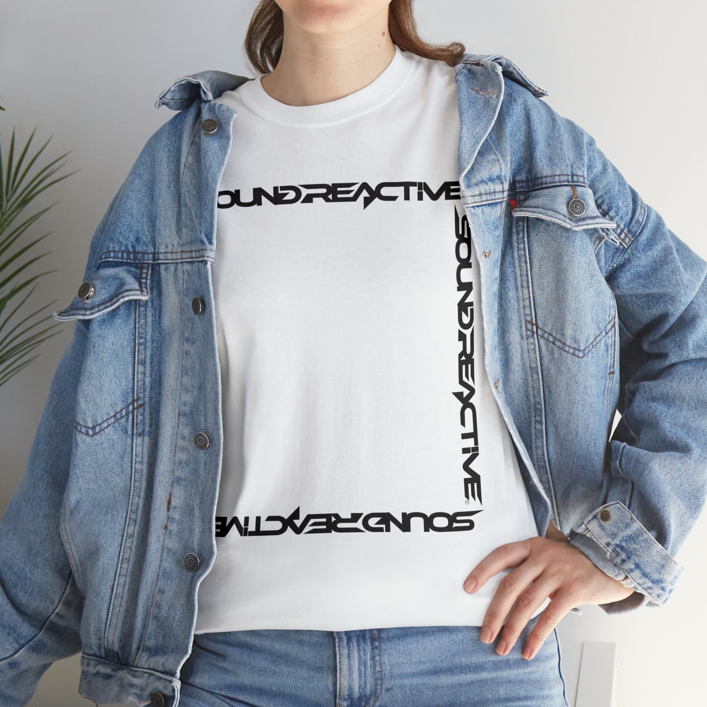 Sound Reactive Frame HUBOPTIC DJ Unisex Heavy Cotton Tee