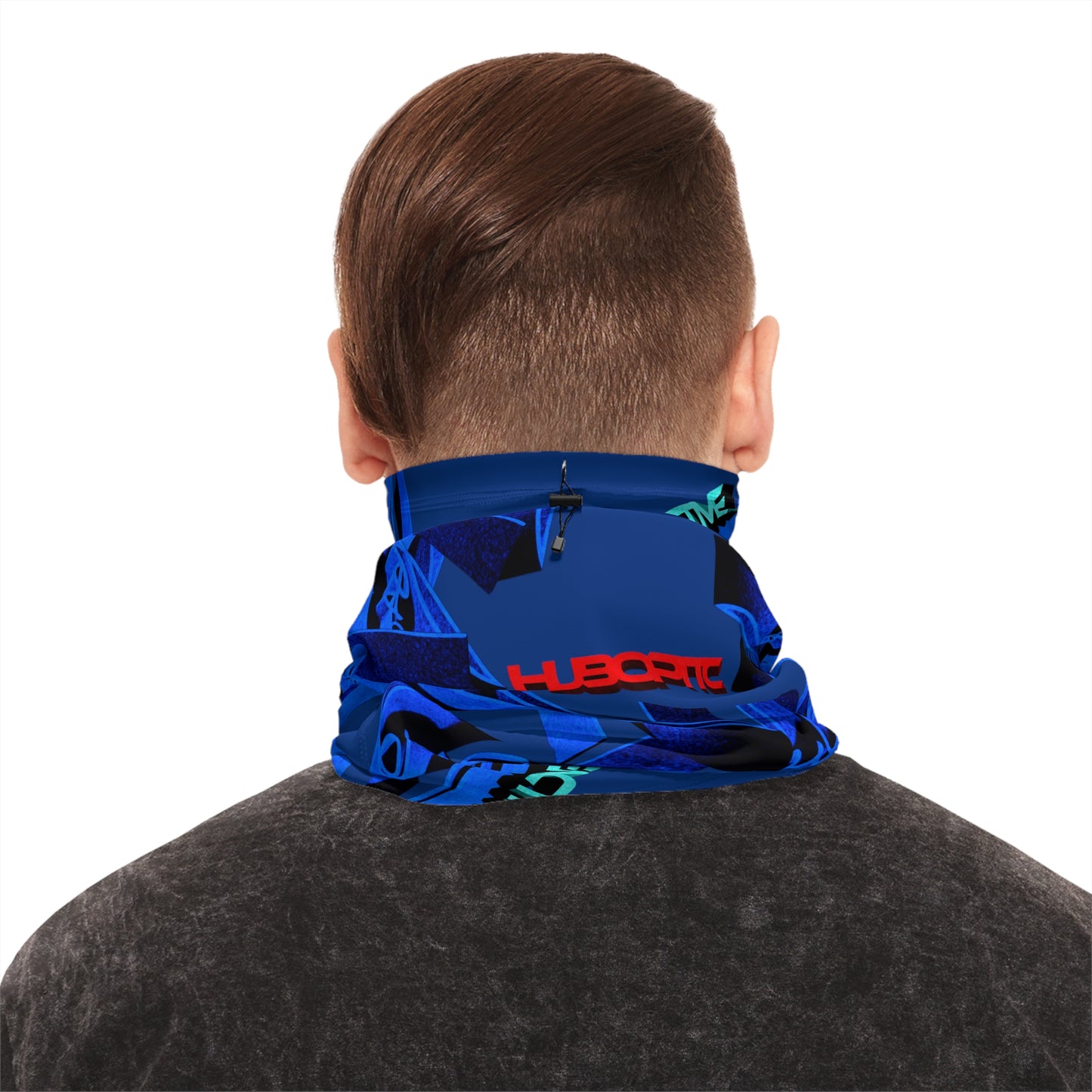 Jorge Pong Rave Sound Reactive Neck Gaiter With Drawstring