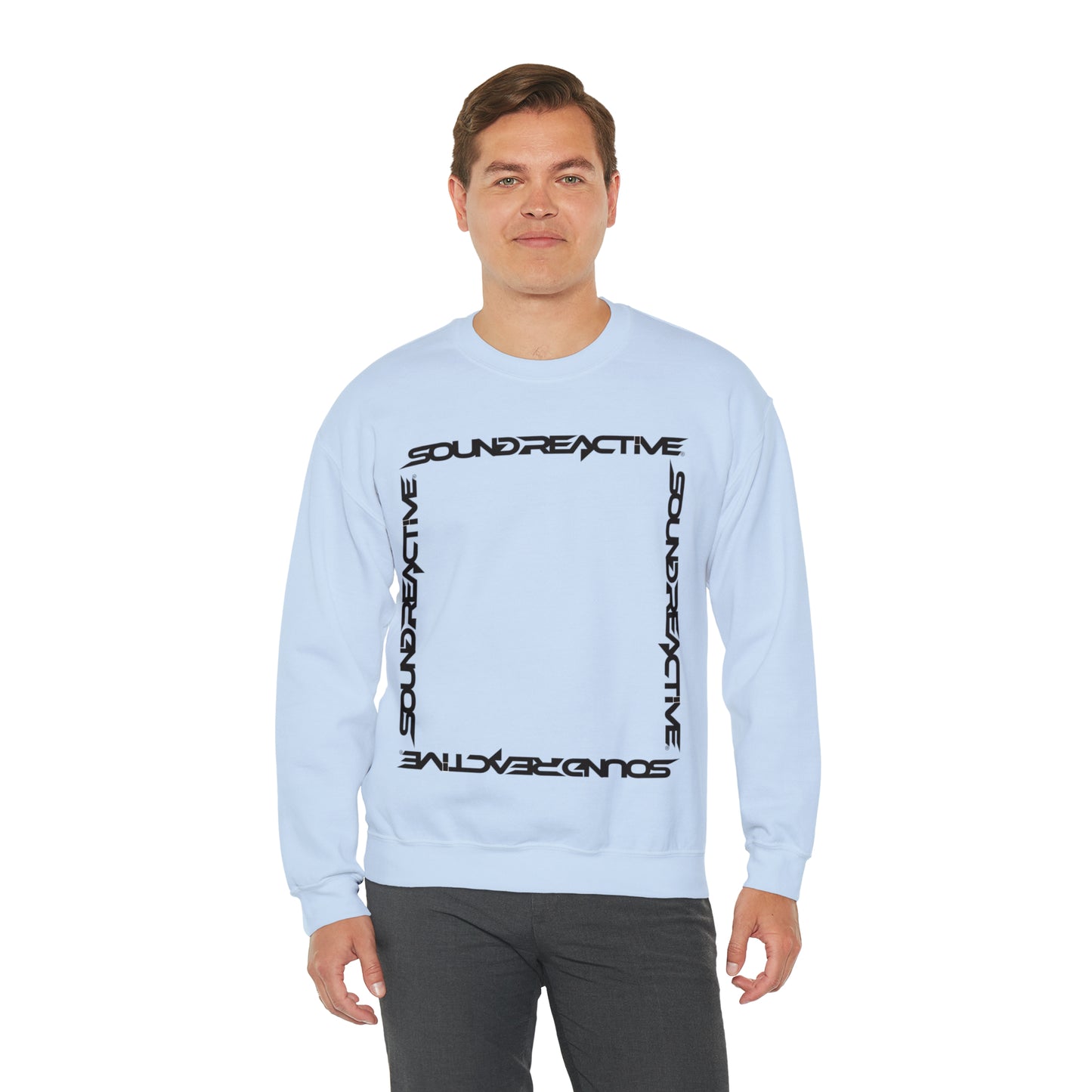 Sound Reactive Frame HUBOPTIC DJ Unisex Heavy Blend Crewneck Sweatshirt