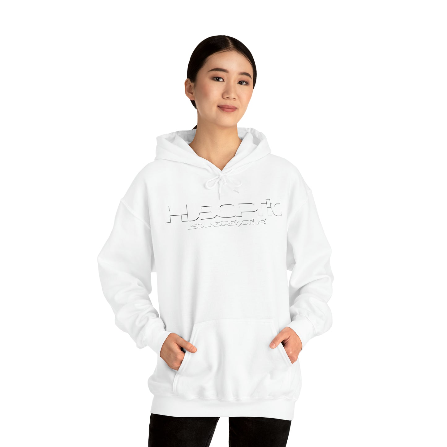 HUBOPTIC Sound Reactive DJ Unisex Heavy Blend Hooded Sweatshirt