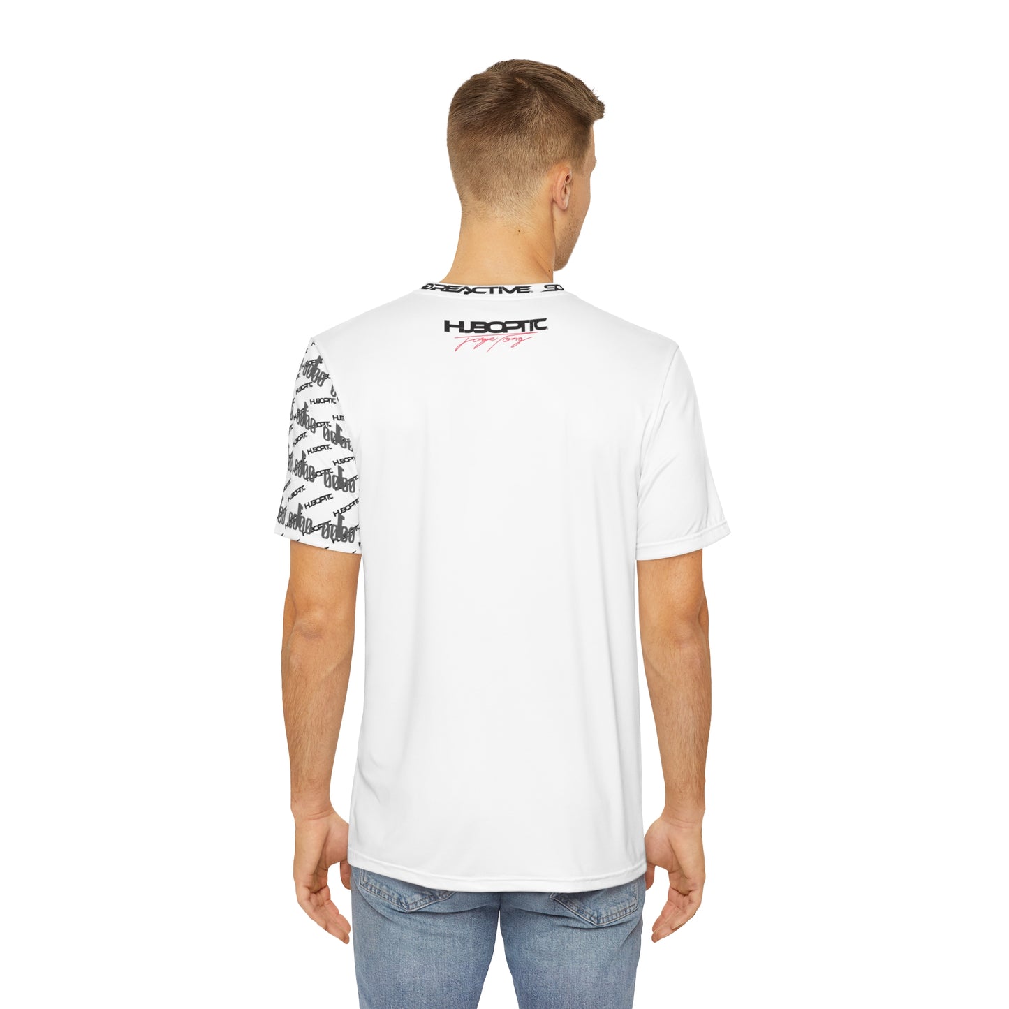 HUBOPTIC® Original White Sleeves 00100 SR Streetwear T-shirt Graphic Tees V24