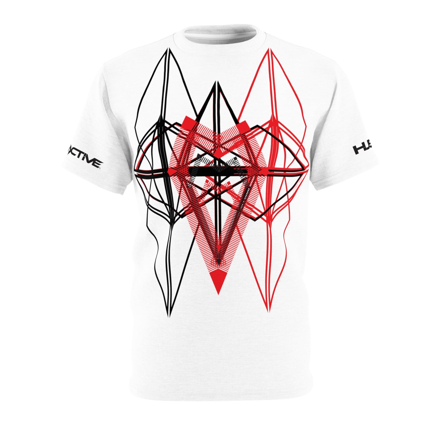 HUBOPTIC Original Sound Reactive Heart V24 Unisex Cut & Sew Tee