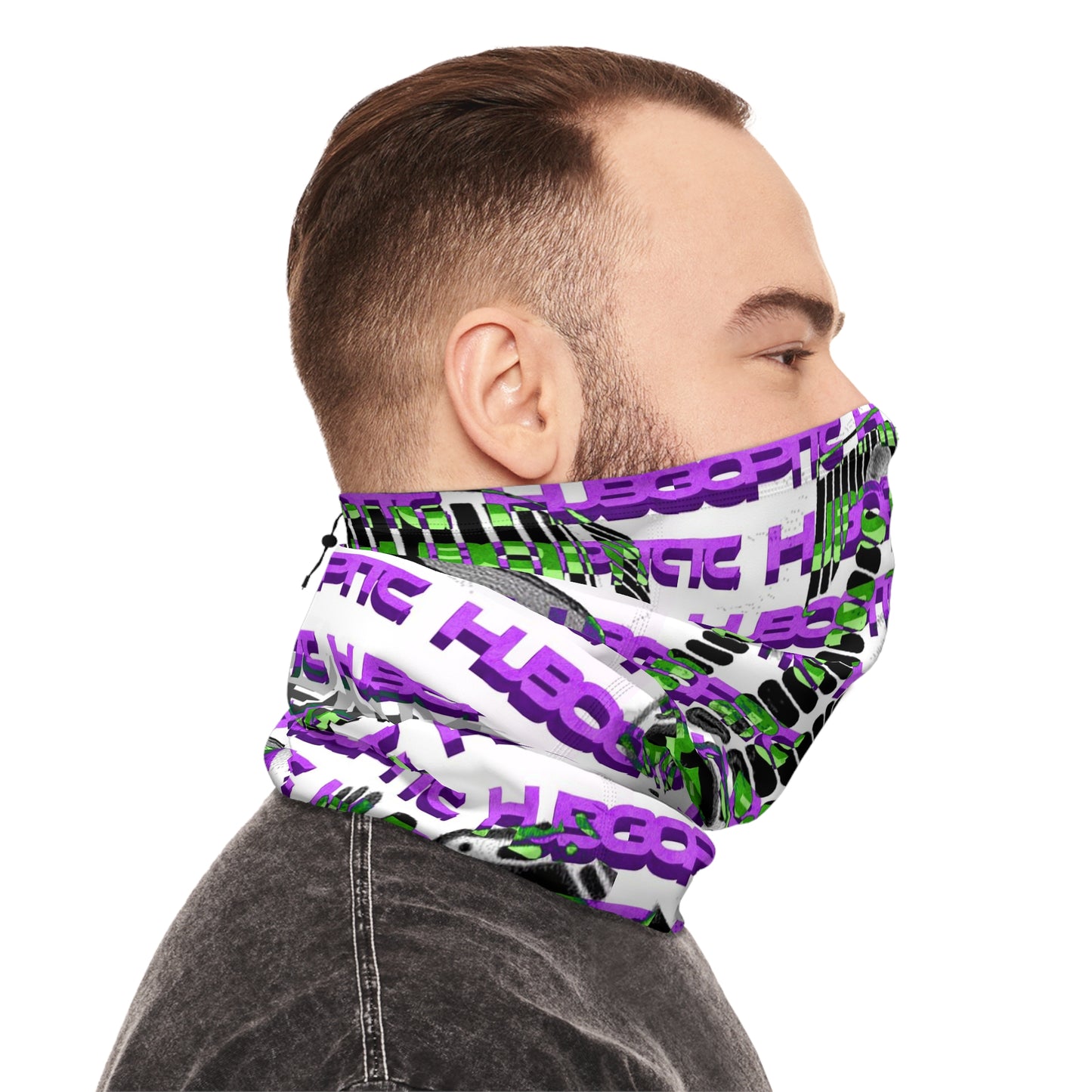 HUBOPTIC RAVE Neck Gaiter With Drawstring