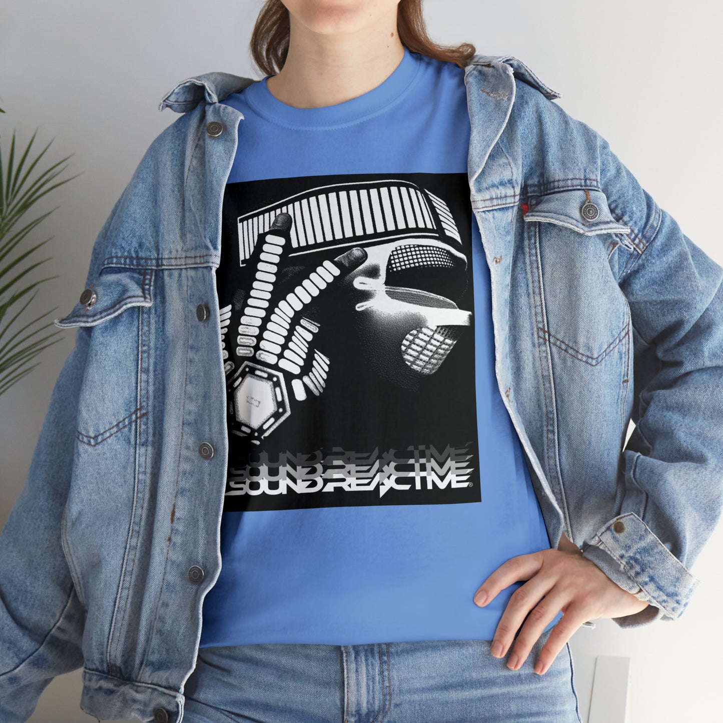 HUBOPTIC DJ Robot EQ Unisex Heavy Cotton Tee