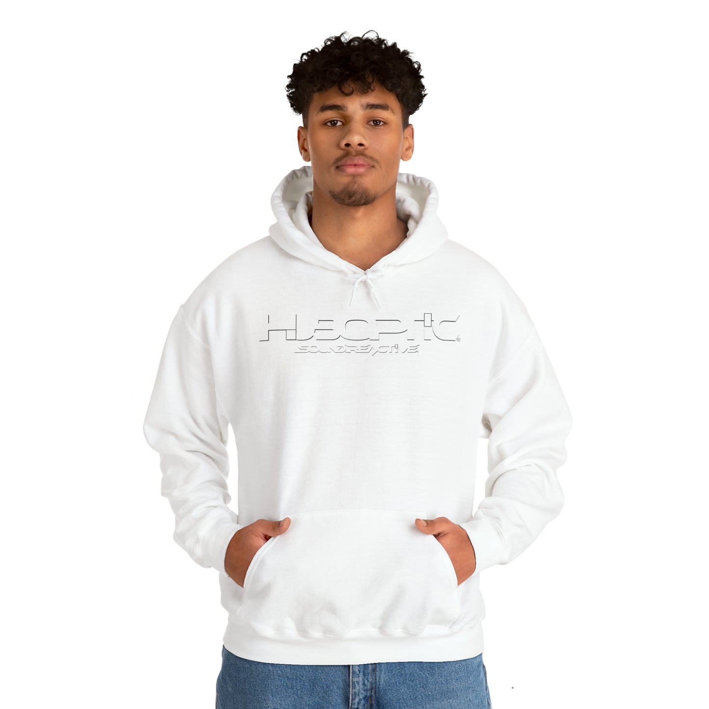 HUBOPTIC Sound Reactive DJ Unisex Heavy Blend Hooded Sweatshirt