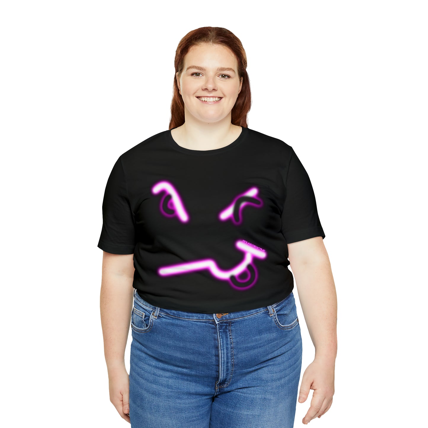 HUBOPTIC® Original Sound Reactive SMILEY V2 Electro Graphic T-shirt