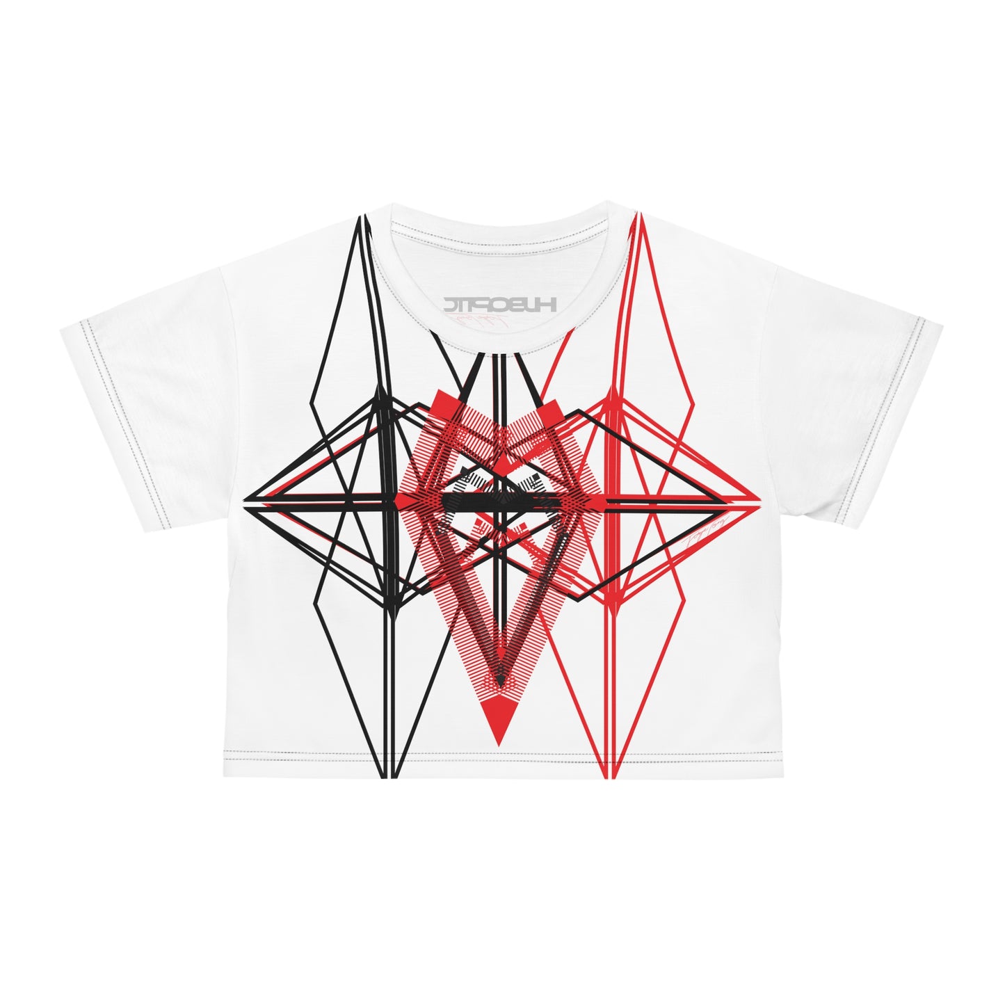 HUBOPTIC Original Sound Reactive Heart SR24 Crop Top