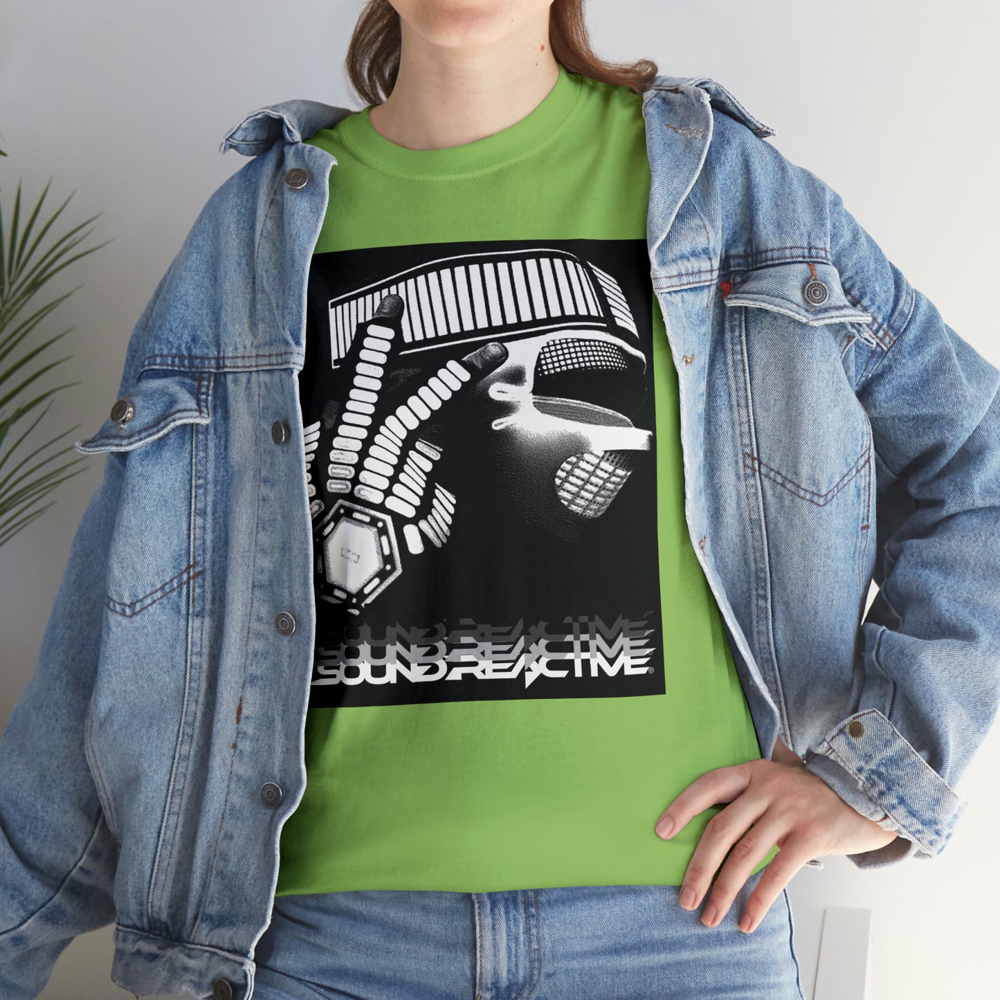 HUBOPTIC DJ Robot EQ Unisex Heavy Cotton Tee