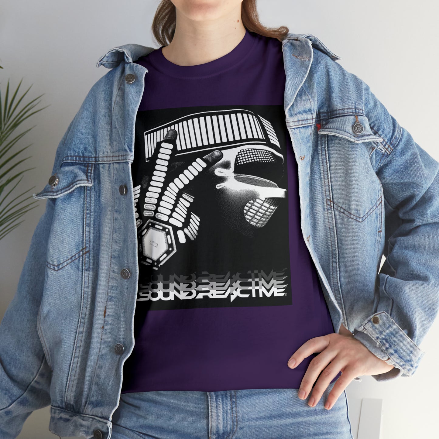 HUBOPTIC DJ Robot EQ Unisex Heavy Cotton Tee