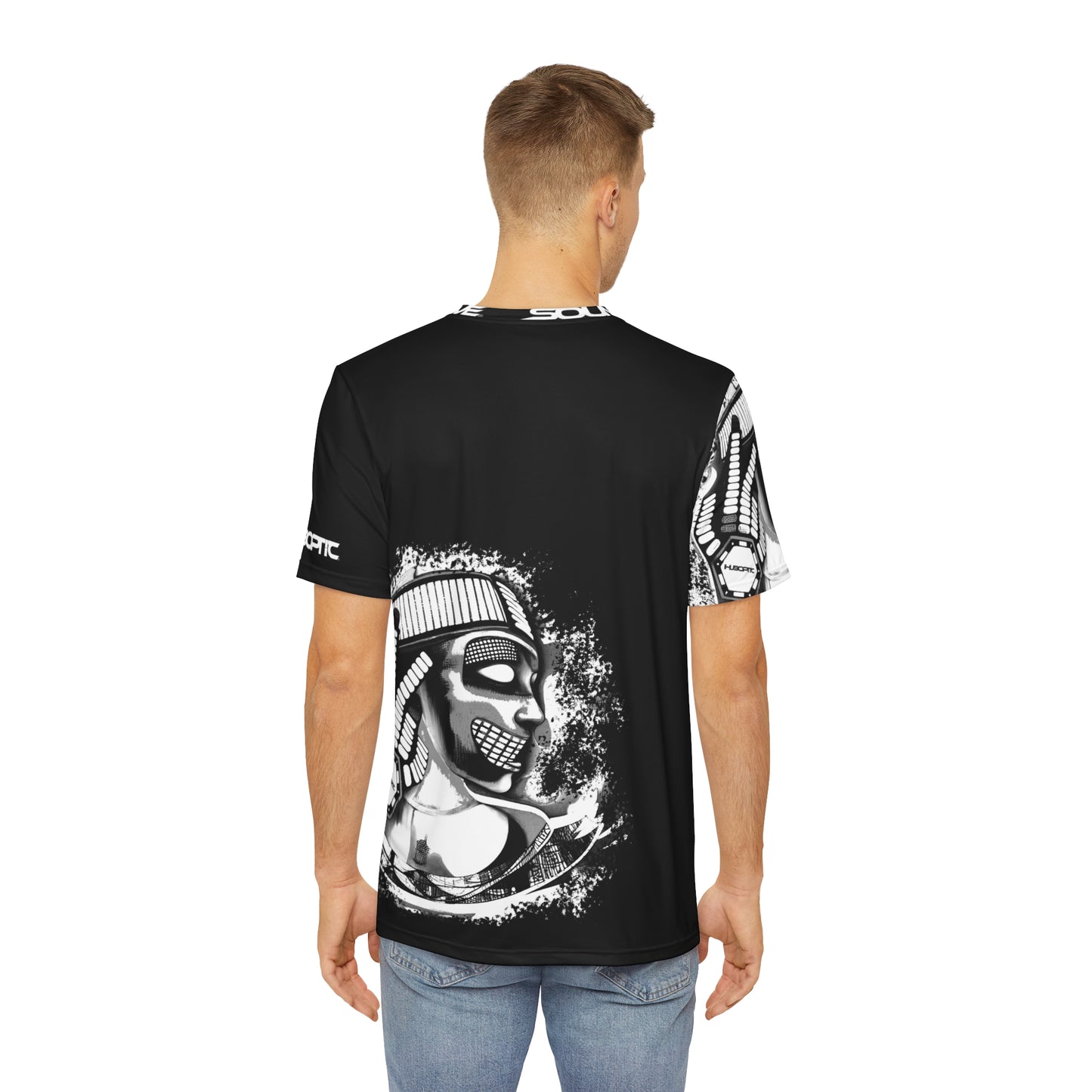 HUBOPTIC® Original Black White SR Streetwear T-shirt Graphic Tees V25