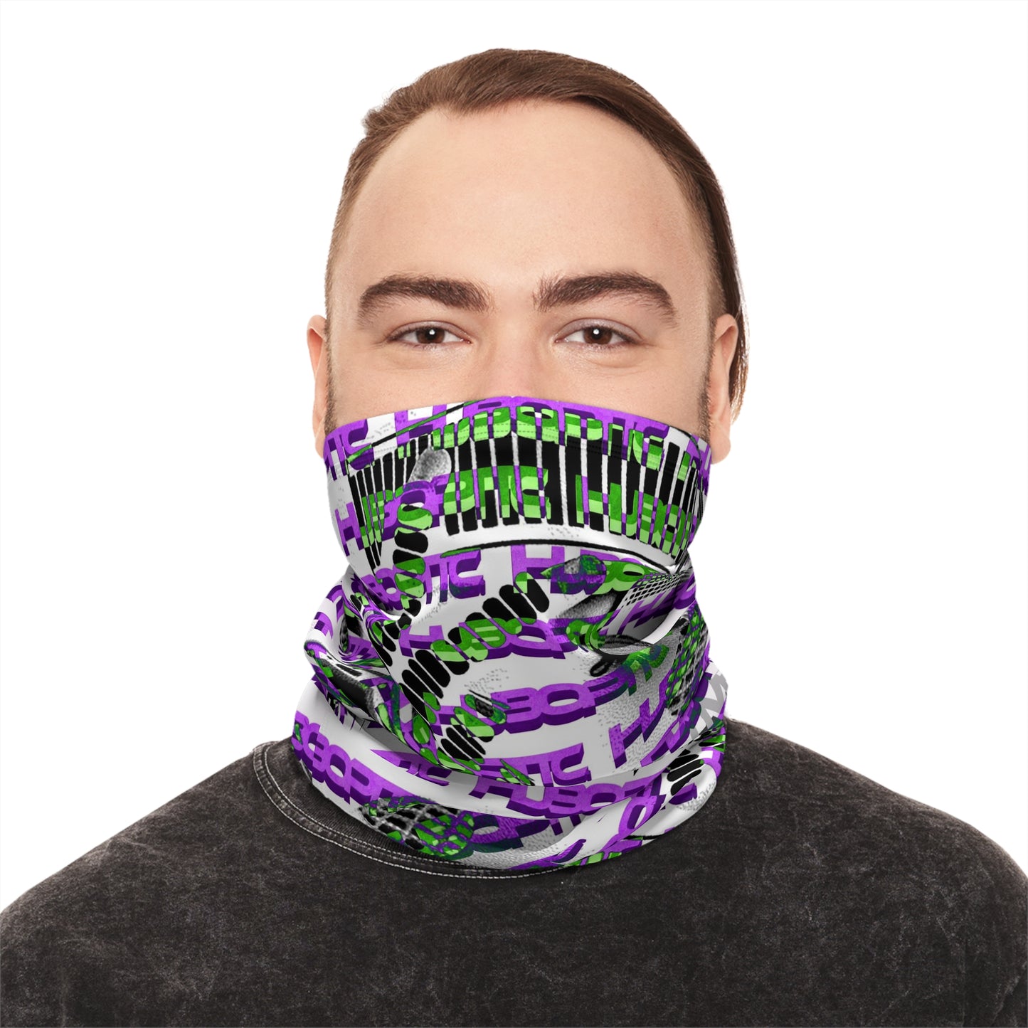 HUBOPTIC RAVE Neck Gaiter With Drawstring