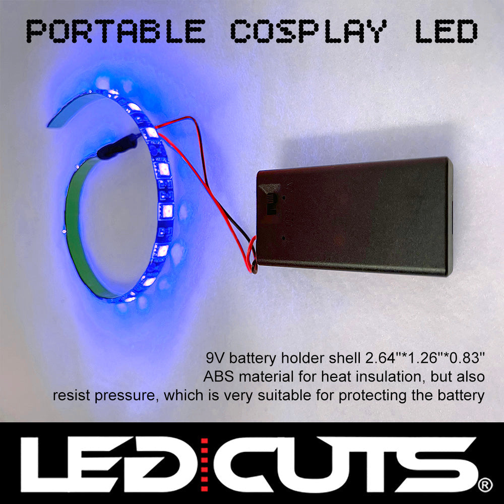 12 inch LED Strips Cosplayer lights portable string light for cosplay party costume HUBOPTIC® Portable DIY lights