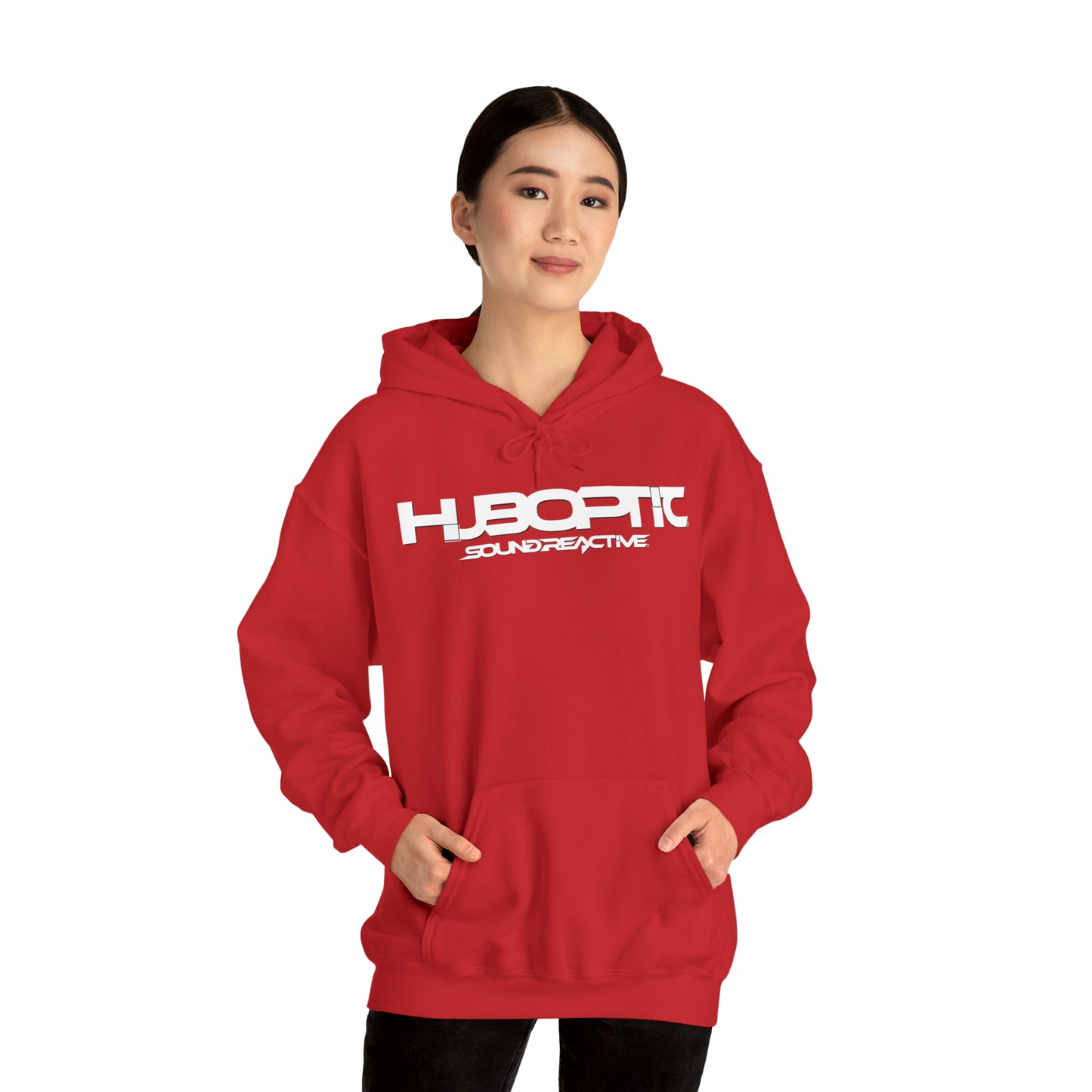 HUBOPTIC Sound Reactive DJ Unisex Heavy Blend Hooded Sweatshirt