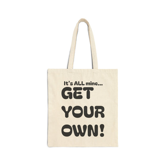 15" x 16" Tote Bag HUBOPTIC® Tote-ally Mine V1 design trendy shopping cotton bag canvas reusable 20" handles