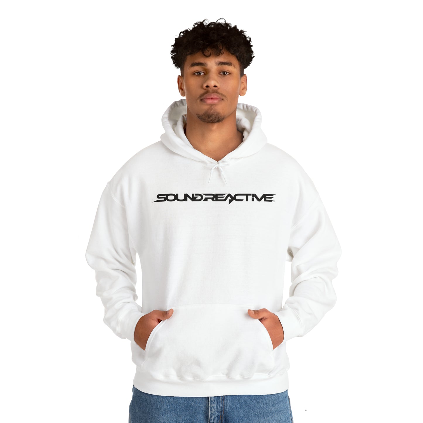 Sound Reactive HUBOPTIC DJ Unisex Heavy Blend Hooded Sweatshirt