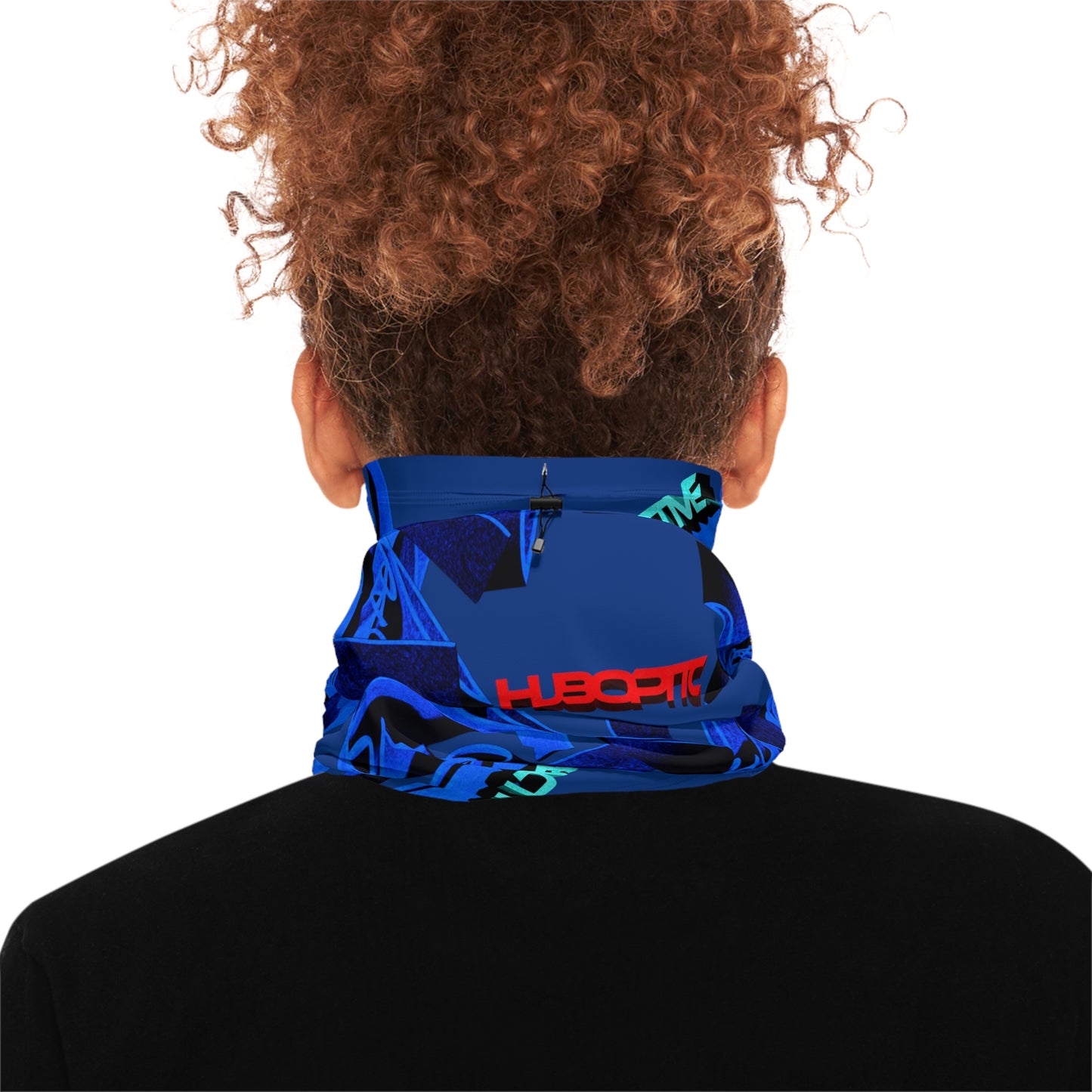 Jorge Pong Rave Sound Reactive Neck Gaiter With Drawstring