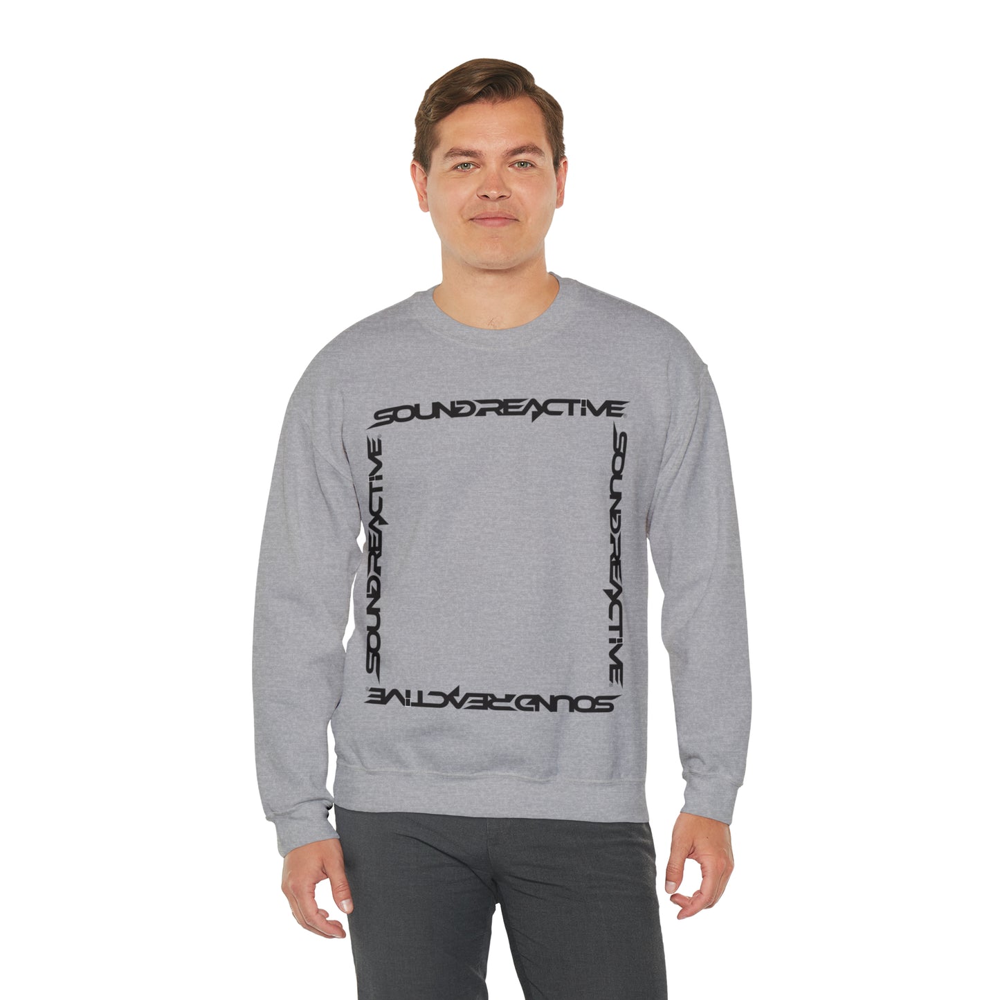 Sound Reactive Frame HUBOPTIC DJ Unisex Heavy Blend Crewneck Sweatshirt