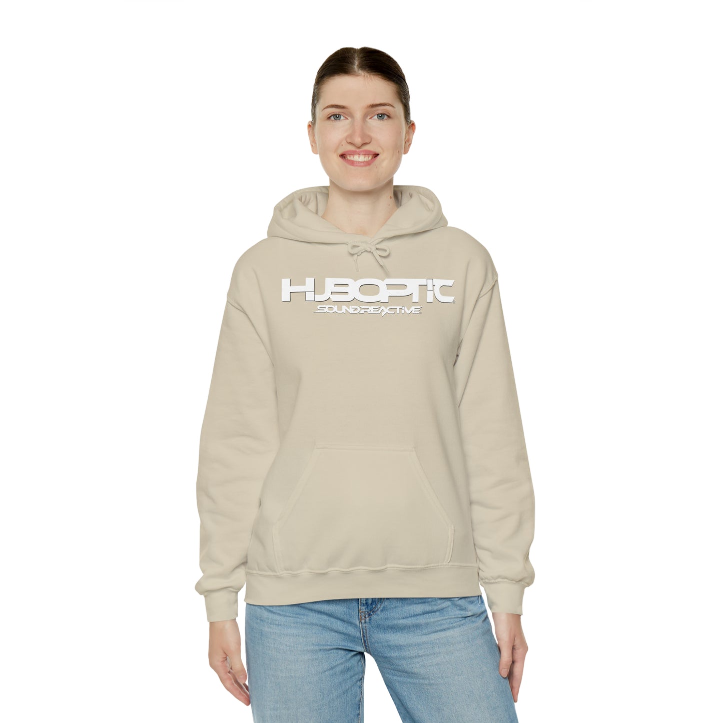 HUBOPTIC Sound Reactive DJ Unisex Heavy Blend Hooded Sweatshirt