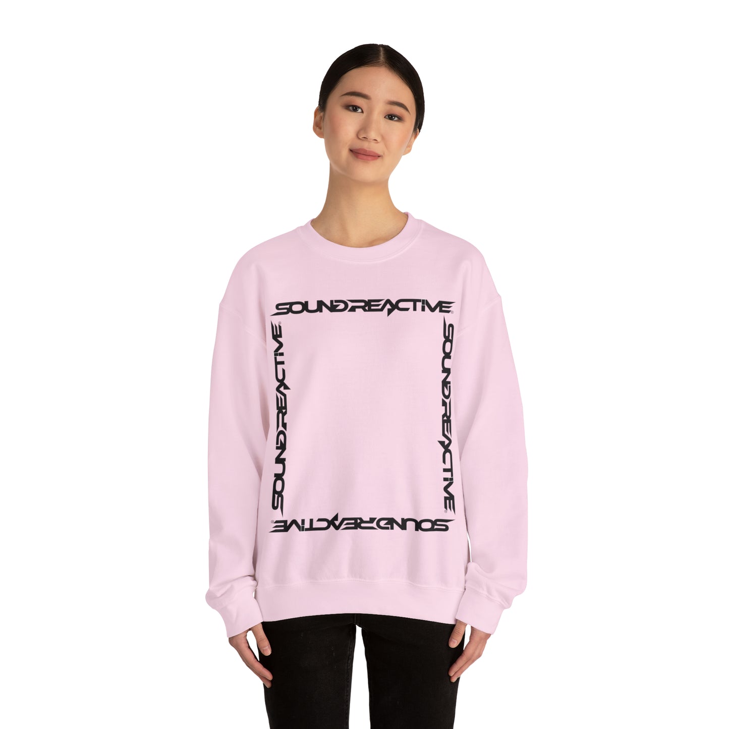 Sound Reactive Frame HUBOPTIC DJ Unisex Heavy Blend Crewneck Sweatshirt