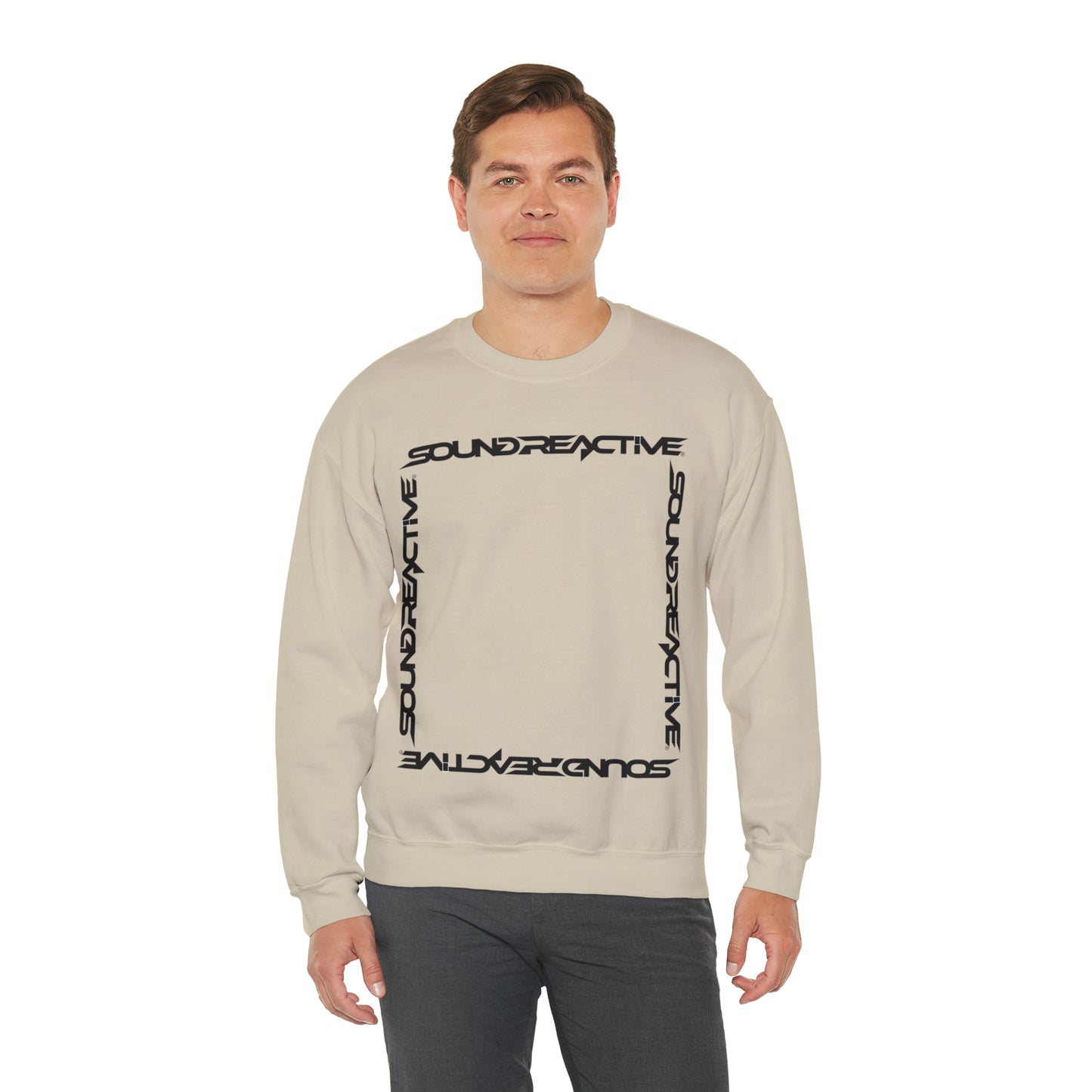 Sound Reactive Frame HUBOPTIC DJ Unisex Heavy Blend Crewneck Sweatshirt