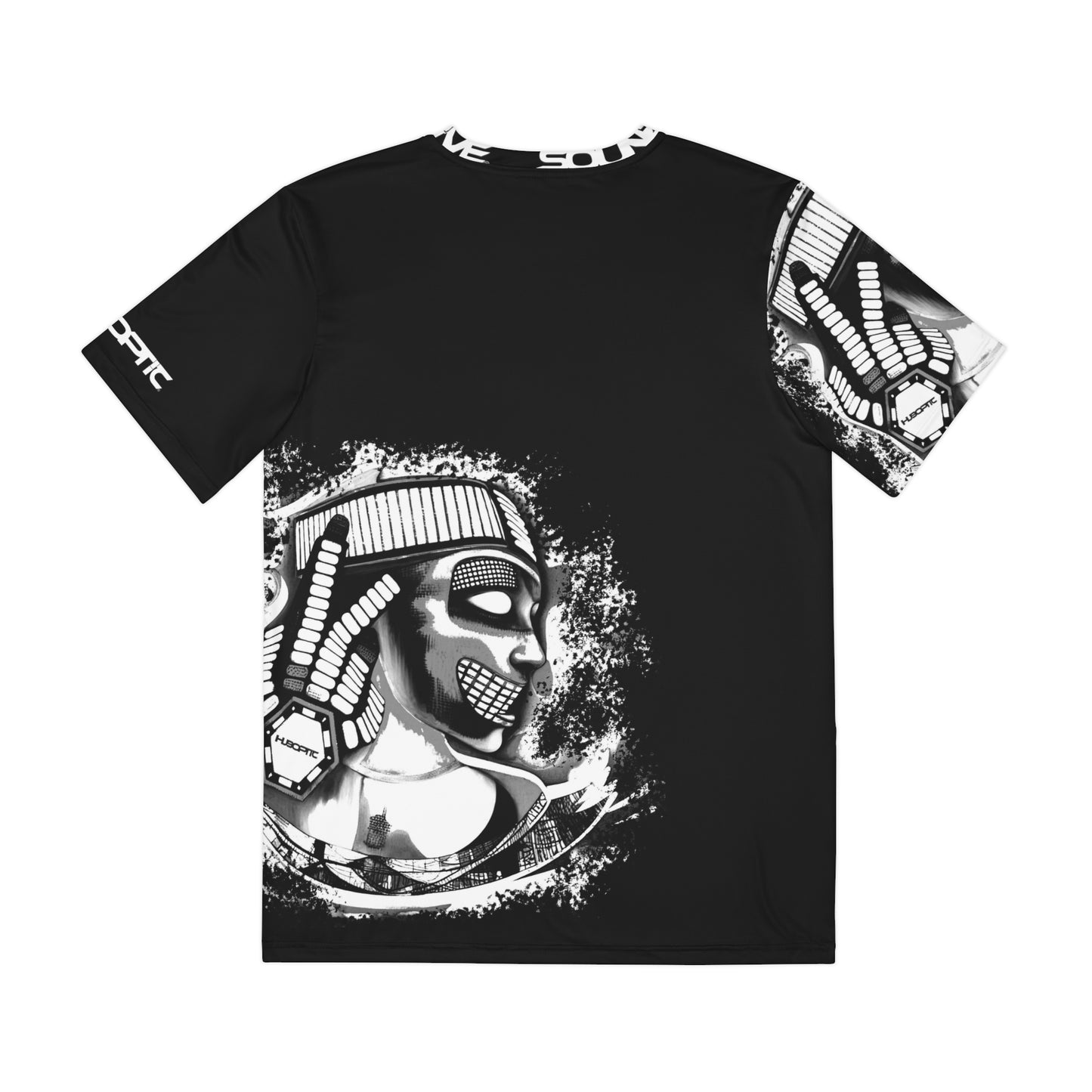 HUBOPTIC® Original Black White SR Streetwear T-shirt Graphic Tees V25