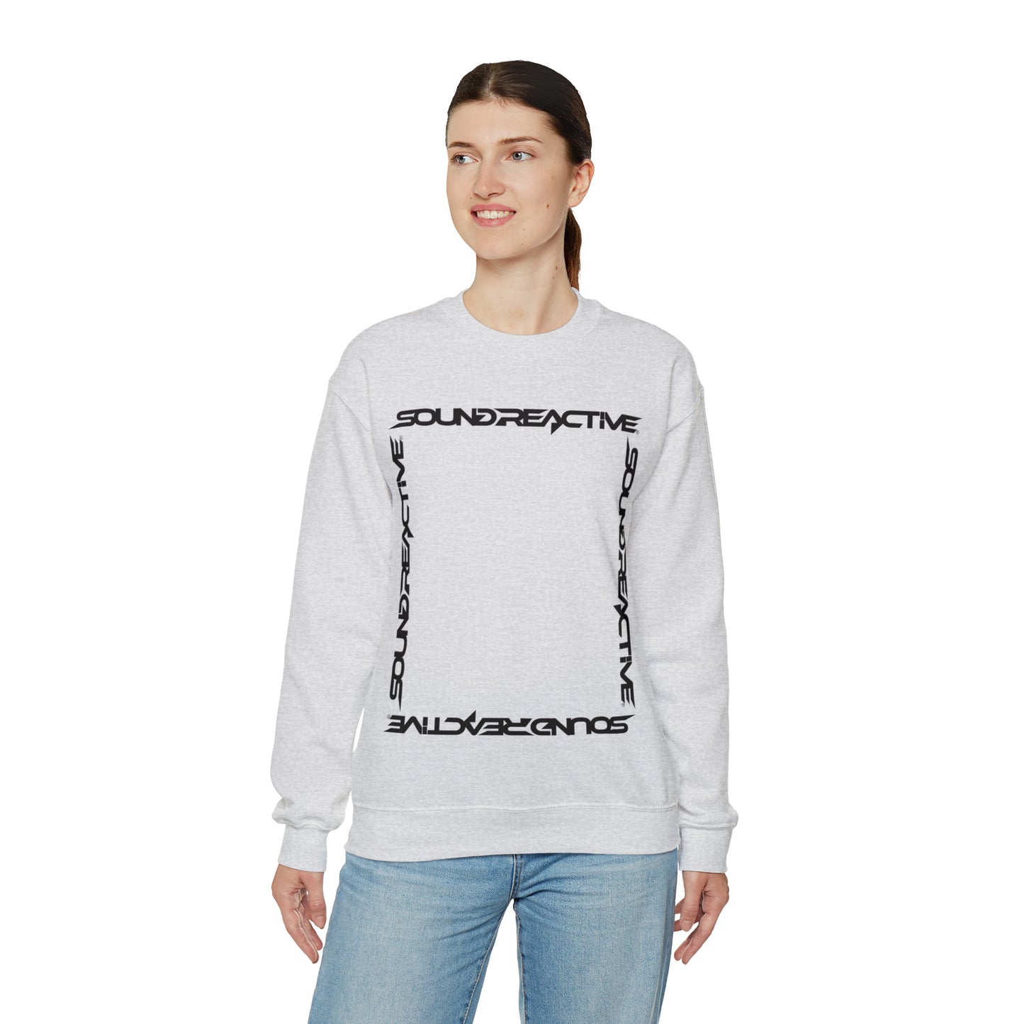 Sound Reactive Frame HUBOPTIC DJ Unisex Heavy Blend Crewneck Sweatshirt