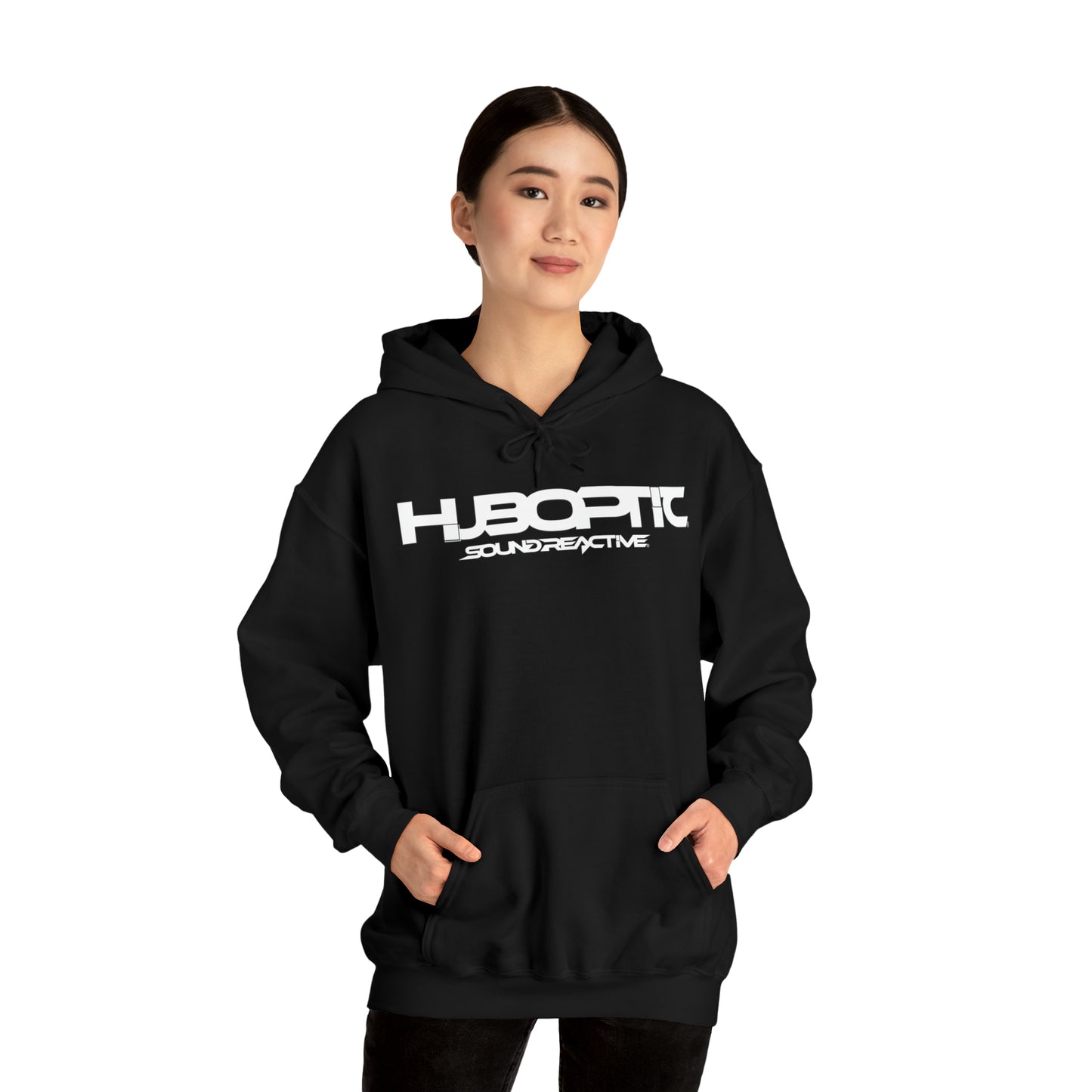 HUBOPTIC Sound Reactive DJ Unisex Heavy Blend Hooded Sweatshirt