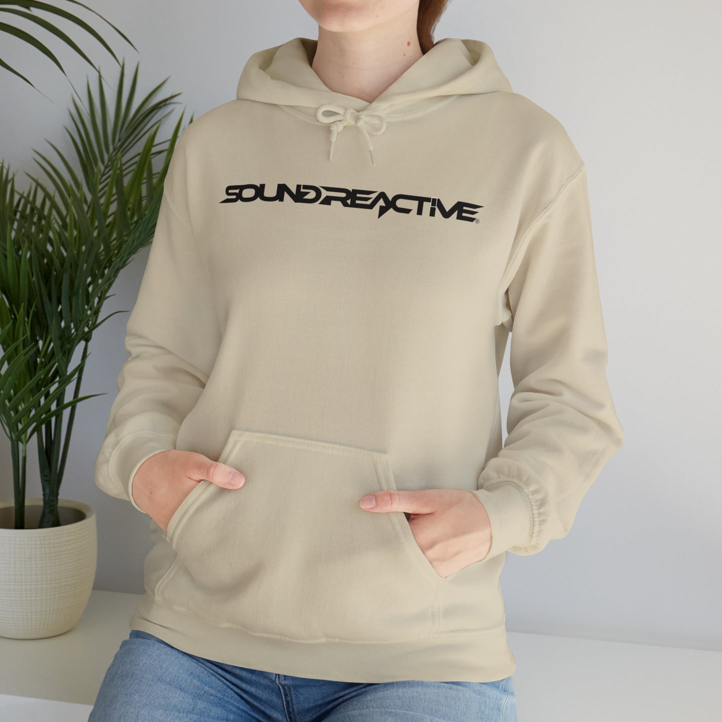 Sound Reactive HUBOPTIC DJ Unisex Heavy Blend Hooded Sweatshirt