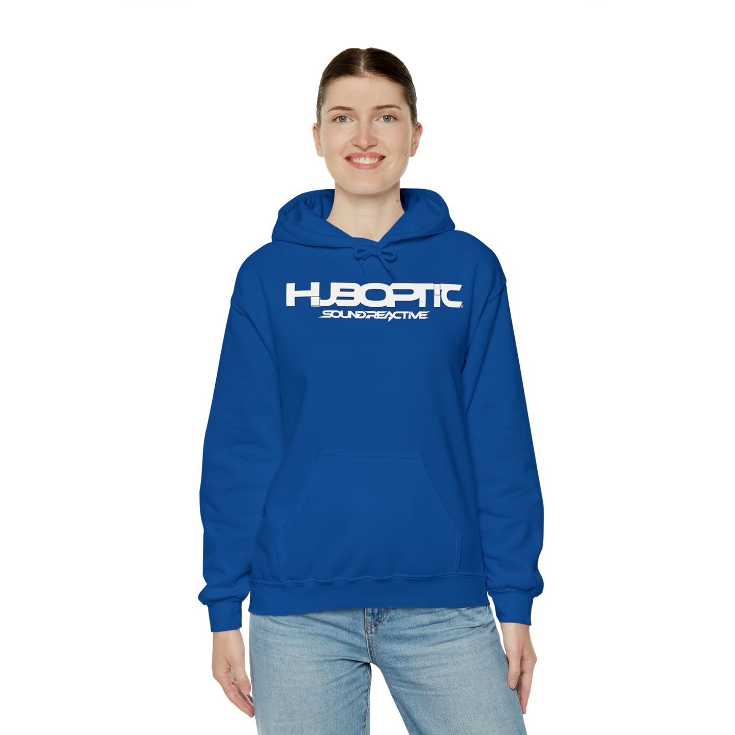 HUBOPTIC Sound Reactive DJ Unisex Heavy Blend Hooded Sweatshirt