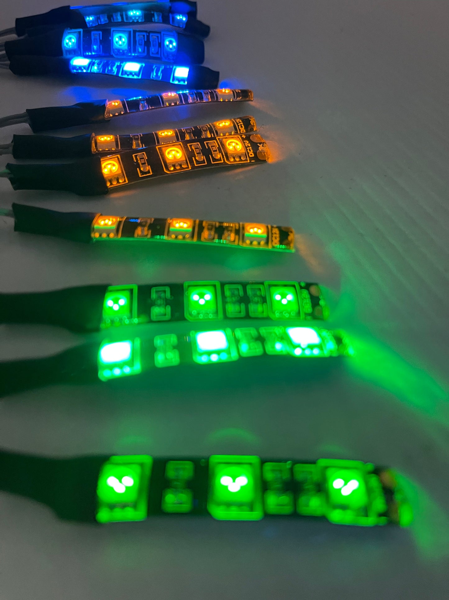 Sound Reactive LED strips sequential lighting - Project Cosplay Lights